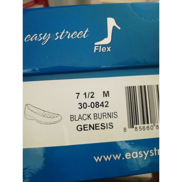 Easy Street Genesis Slip On Loafers Black Women's US 7.5 M - Picture 7 of 7